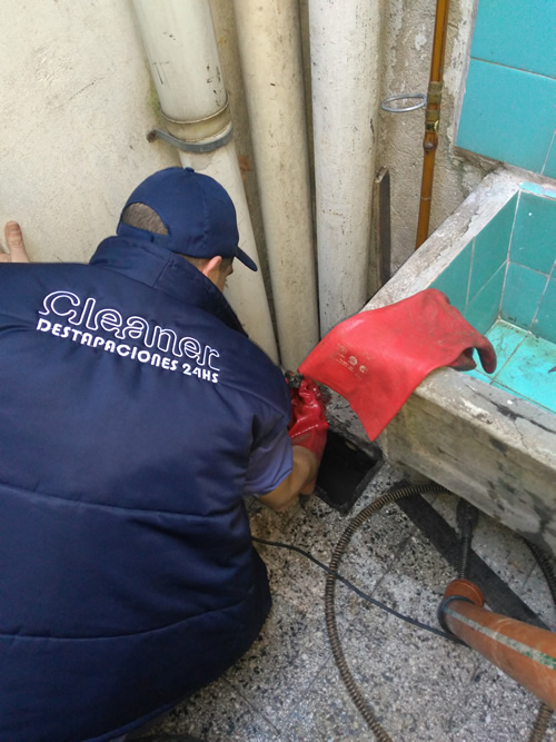Destapaciones pluviales en patios, terrazas y balcones